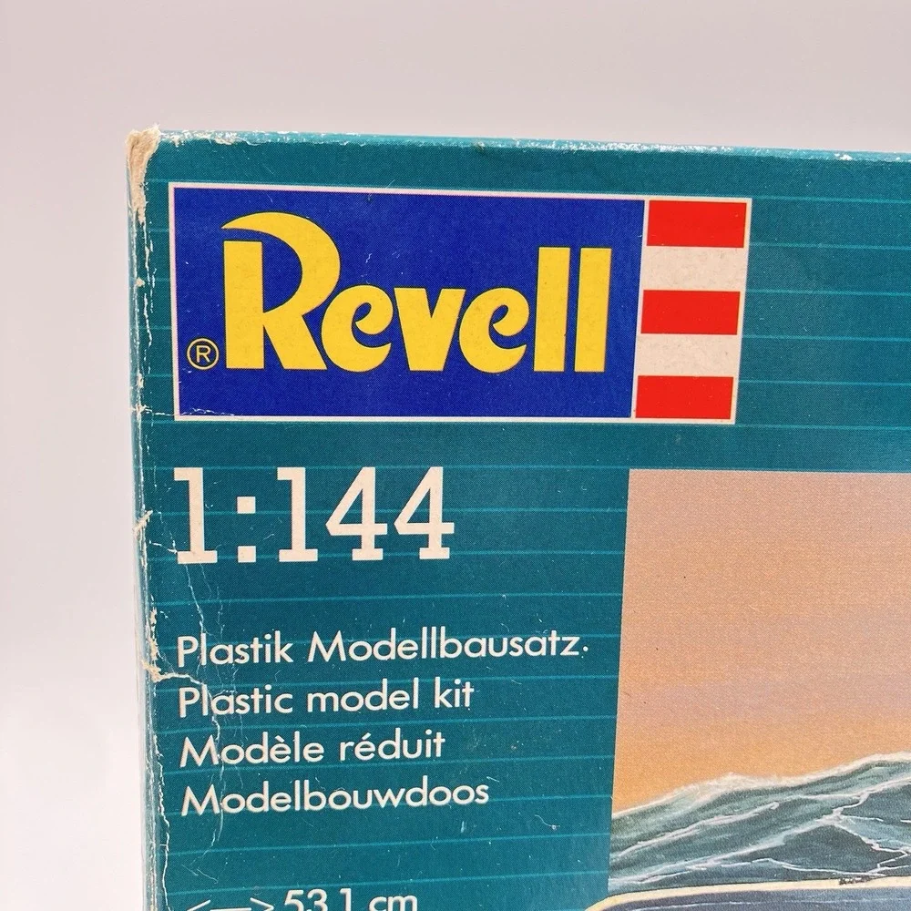 Vtg Revell 1/144 German Submarine Model Type XXI U 2540 With Interior Sealed